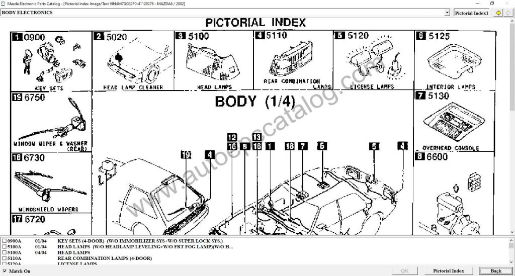 Mazda epc catalog