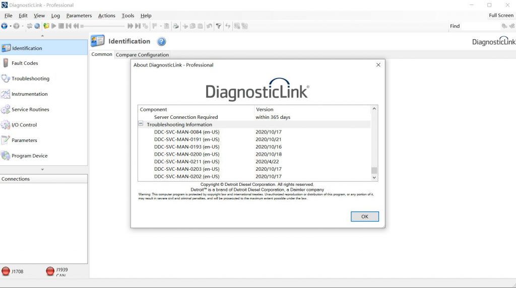 detroit diesel diagnostic link free download