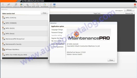 2024 HITACHI AllinOne Tool 3.13 with MPDR 3.32+Security 3.17 (1)