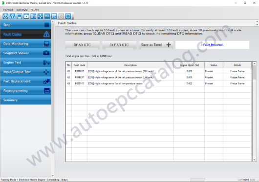 Doosan DX15 DX22 Electronic Marine Genset DCU ECU (2)