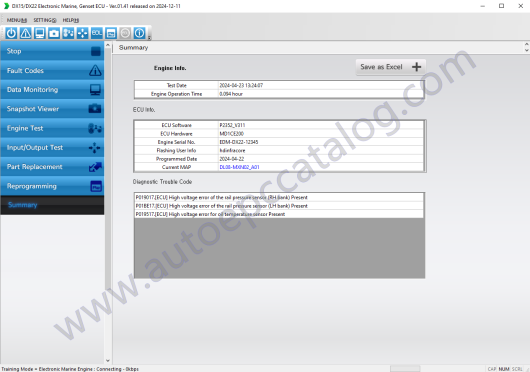 Doosan DX15 DX22 Electronic Marine Genset DCU ECU (6)