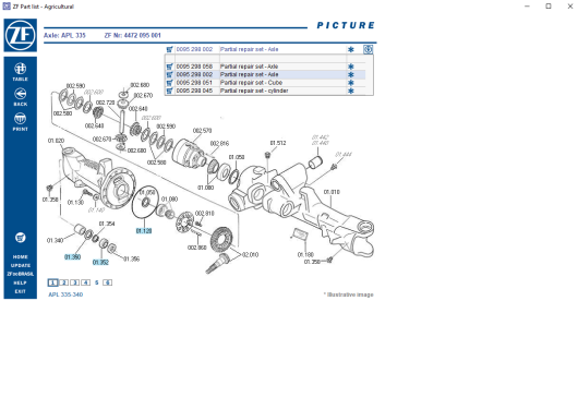 ZF Agricultural EPC Electronic Parts Catalogue (5)