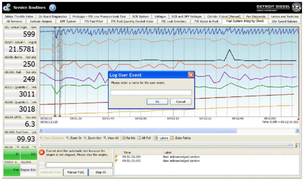 Detroit Diesel GHG17 Measuring Fuel Pressure Using Fuel System ...