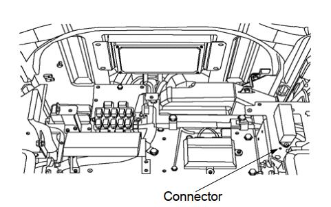 How to Connect Hitachi MPDr Diagnostic Cable to Hitachi Excavator Machine (2)