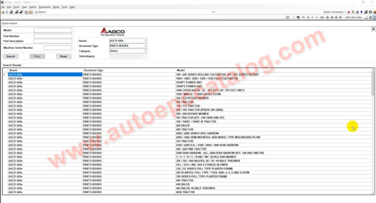 AGCO Allis NA Parts Book+Workshop Service Manual (1)