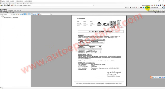 AGCO Allis NA Parts Book+Workshop Service Manual (5)