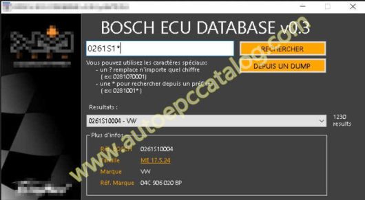 BOSCH ECU DATABASE v3.0 (3)