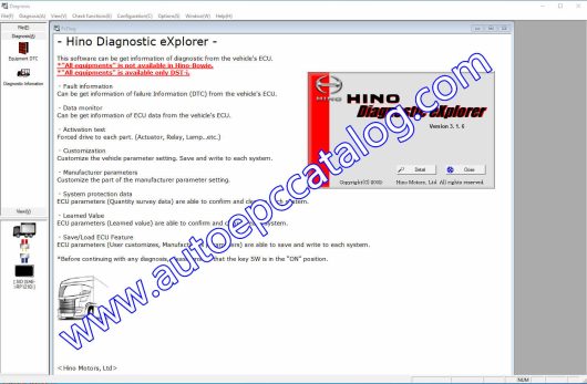 HINO Diagnostic eXplorer +Reprog Manager 3.16 (1)