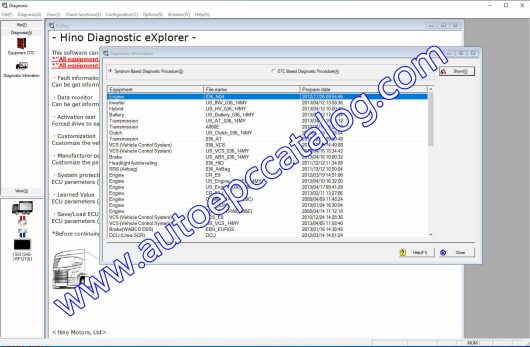 HINO Diagnostic eXplorer +Reprog Manager 3.16 (2)