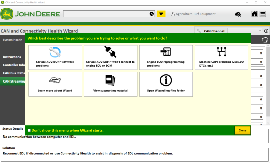 John Deere CAN and Connectivity Health Wizard (1)