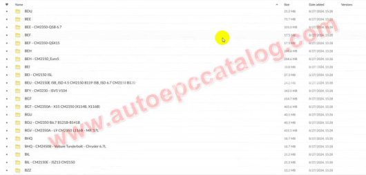 Cummings METAFILES ECFG E2M SCREEN CBF Config & Delete FILES 2022 (2)