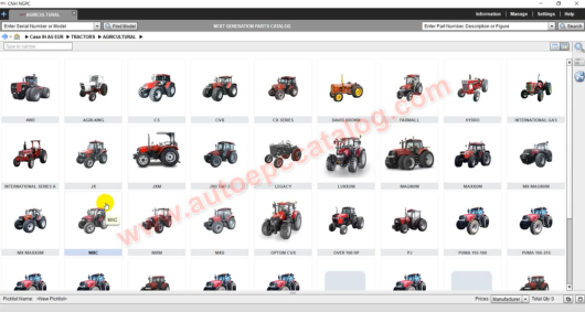 CASE IH Agricultural Europe EPC Electrical Spare Parts Catalogue (3)