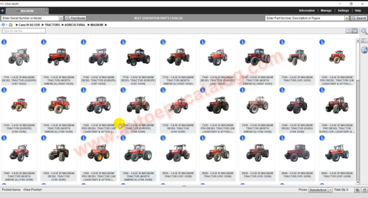 CASE IH Agricultural Europe EPC Electrical Spare Parts Catalogue (4)