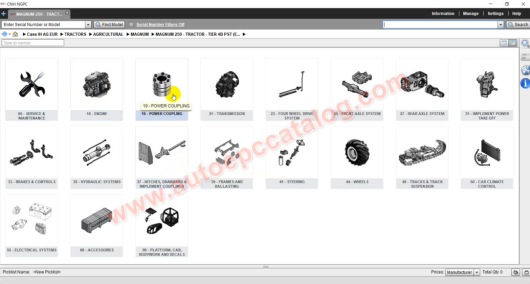 CASE IH Agricultural Europe EPC Electrical Spare Parts Catalogue (5)