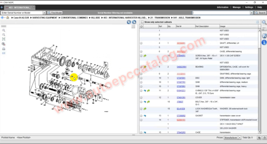 CASE IH Agricultural Europe EPC Electrical Spare Parts Catalogue (8)