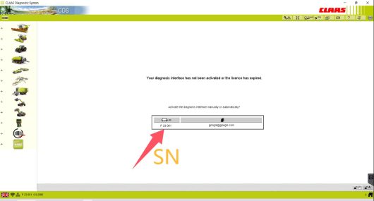 CLAAS Diagnostic Interface Activation Key and KG