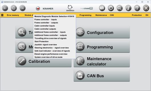 Kadias 2.0.4.4 Module diag