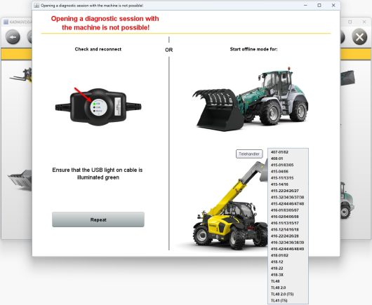 Kadias 2.0.4.4 Telehandler list