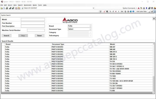 AGCO Fella North America Electrical Parts Books (3)