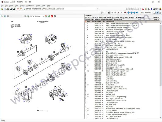 AGCO Gleaner North American Parts Books & Workshop Service (5)