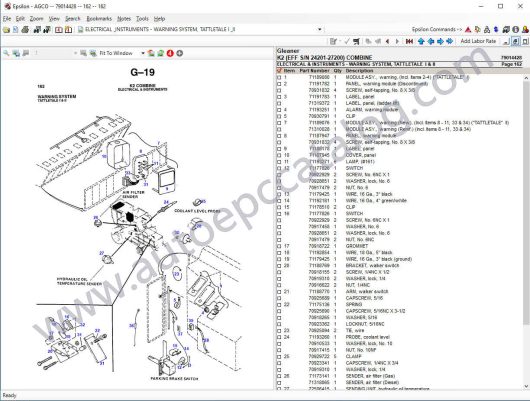 AGCO Gleaner North American Parts Books & Workshop Service (6)