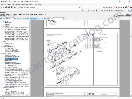 AGCO Gleaner North American Parts Books & Workshop Service (7)