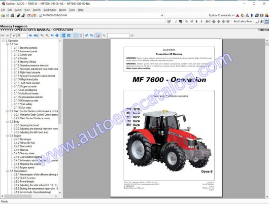 AGCO Massey Ferguson North American EPC+Workshop Manual (6)