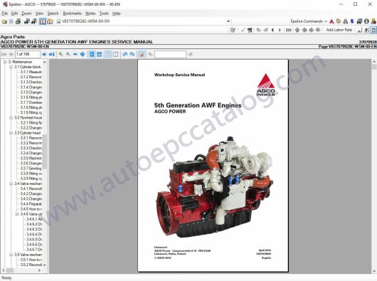 AGCO Parts Europe UK Parts Documents & Workshop Service Manuals (5)