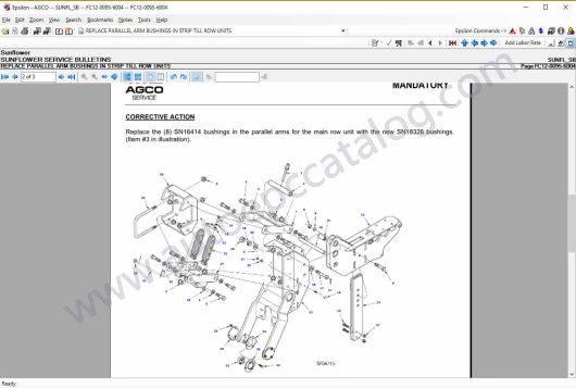 AGCO Sunflower NA Parts Books & Service Bulletins (6)