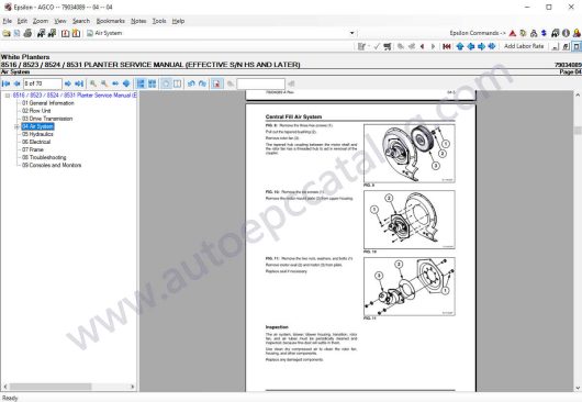 AGCO White Planters NA Parts Books & Workshop Service Manuals (8)