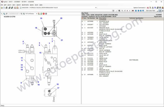 Ag-Chem Europe Parts Books & Workshop Service Manuals (4)