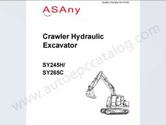 SANY SY245H SY265C Excavator Electrical Hydraulic Diagrams (1)