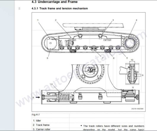 SANY SY245H SY265C Excavator Electrical Hydraulic Diagrams (5)